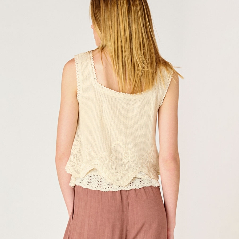 Dex Cream Top - Picture 2 of 2